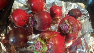 roasting beets for beetroot relish